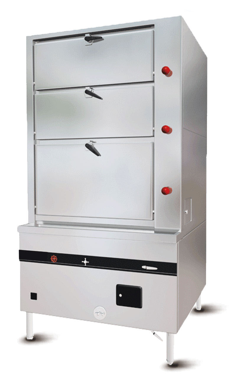 普通款&mdash;三門(mén)海鮮蒸柜